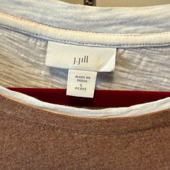 J. Jill Long Sleeve Layered Tee - Picture 3 of 4